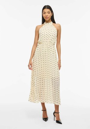 VILA MIDI DRESS VIMICADA HALTER NECK - Hverdagskjole - birch