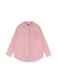 Button-down blouse - bright raspberry