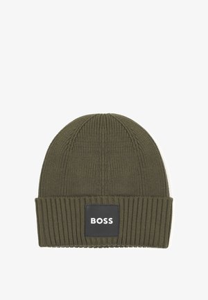 BOSS Kidswear, PULL ON HAT KIDS TEENS UNISEX - Bonnet - olive night