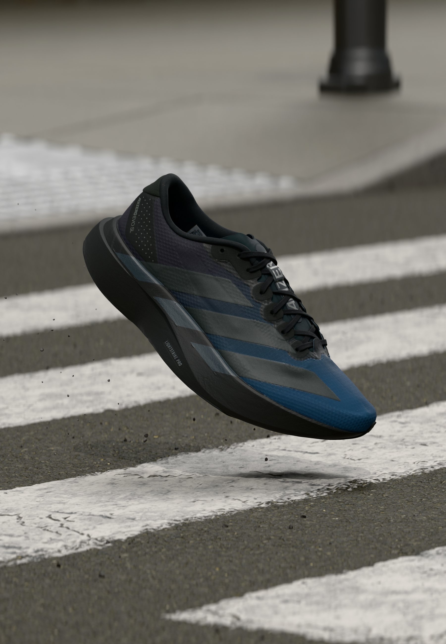 adidas Performance ADIZERO EVO SL WOVEN M - Sneakers low - black