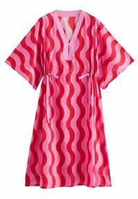 KAFTAN - Dienas kleita - pink red swirl print