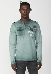 Koroshi Top s dlhým rukávom - kaki   khaki