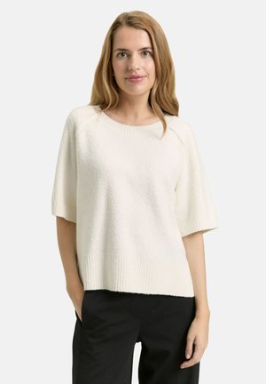 BOUCLÉ-OPTIK - T-shirt basic - whisper white