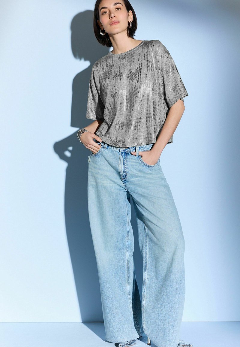 Next REGULAR FIT - Felső - silver