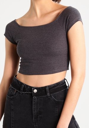 Basic T-shirt - mottled grey