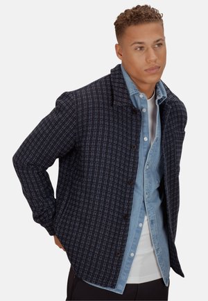 OVER THEON - Button down-skjorte - black blue