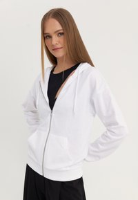 Even&Odd - Zip-up sweatshirt - white Thumbnail Image 1