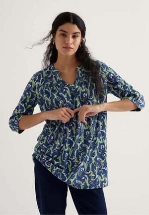 Bluză cu mânecă lungă - blue - painty bluebell dark voyage