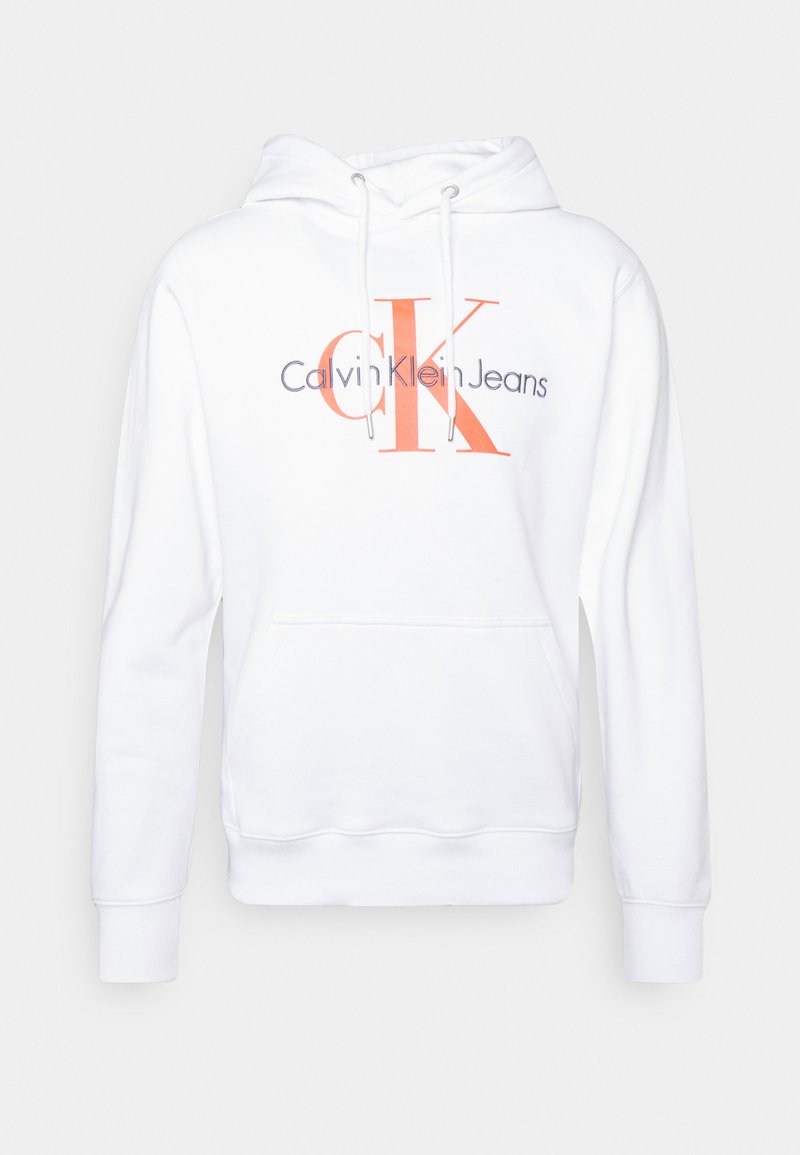 Calvin Klein Jeans SEASONAL MONOLOGO REGULAR HOODIE - Camisola - bright white