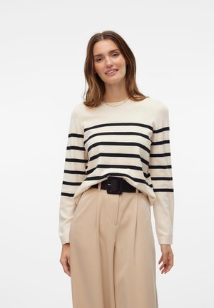 Vero Moda, Knitted VMSABA Knitted - Pullover - birch/black
