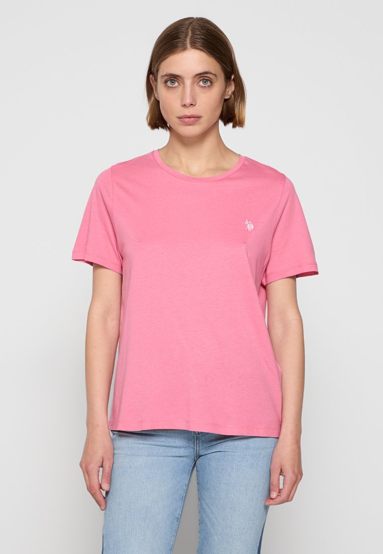 U.S. Polo Assn. T-shirt basic donkerroze