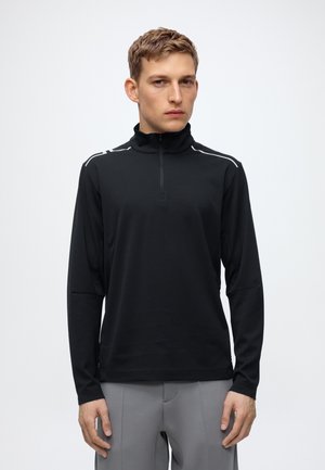 J.LINDEBERG Sports, LEON QUARTER ZIP MID LAYER - Суитшърт с цип - black