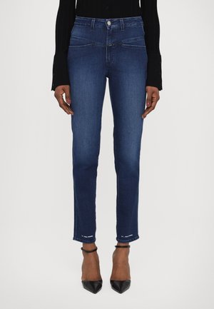 PEDAL PUSHER - Jeans slim fit - dark blue