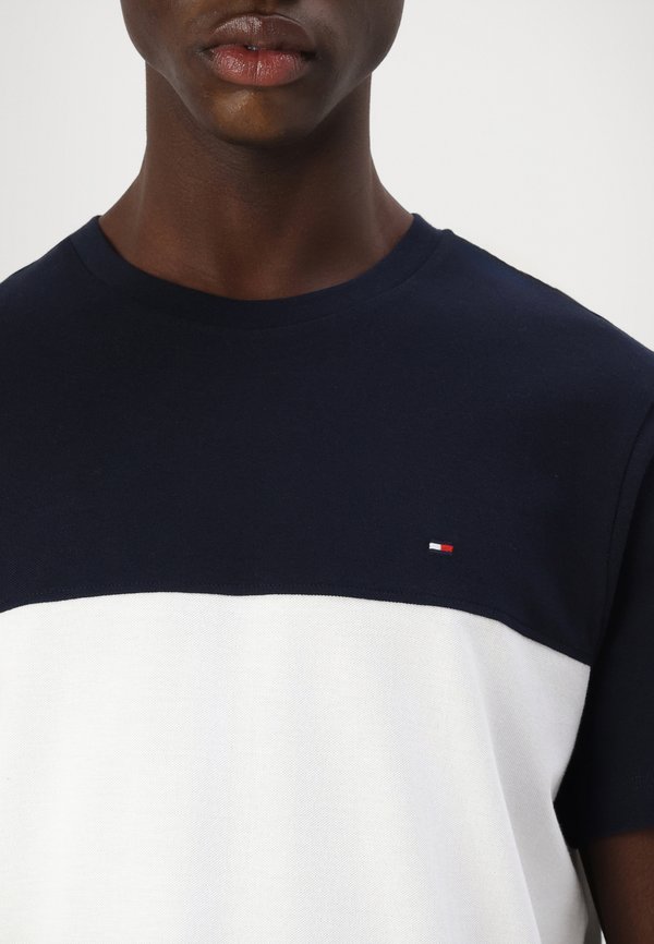 GLOBAL STRIPE COLOURBLOCK TEE - Print T-shirt - desert sky4