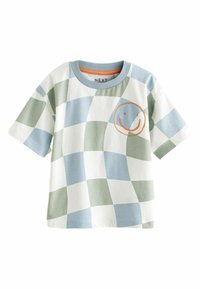 Next - SHORT SLEEVE REGULAR FIT - Tričko s potlačou - blue green Miniatúrny obrázok 1