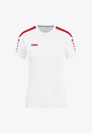JAKO TEAMSPORT - POWER - Sport T-shirt - weissrot