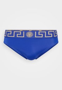 Versace Float Versace SWIM LOW RISE VITA NEW LOGO - Plavky slipy - bluette/gold/modrá ...