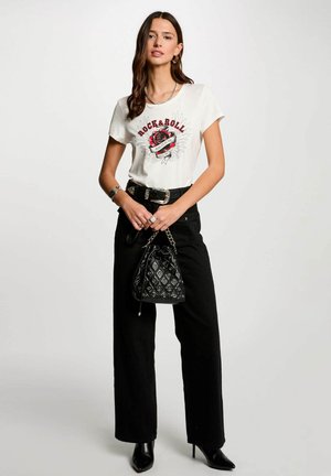 T-shirt con stampa - bianco