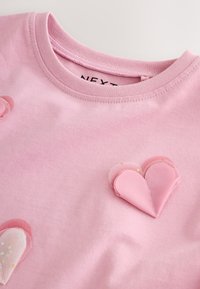 Next LONG SLEEVE HEART APPLIQUÉ - Maglietta a manica lunga - pink