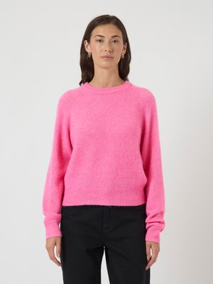 YASJOHI PULLOVER  - Strikkegenser - begonia pink