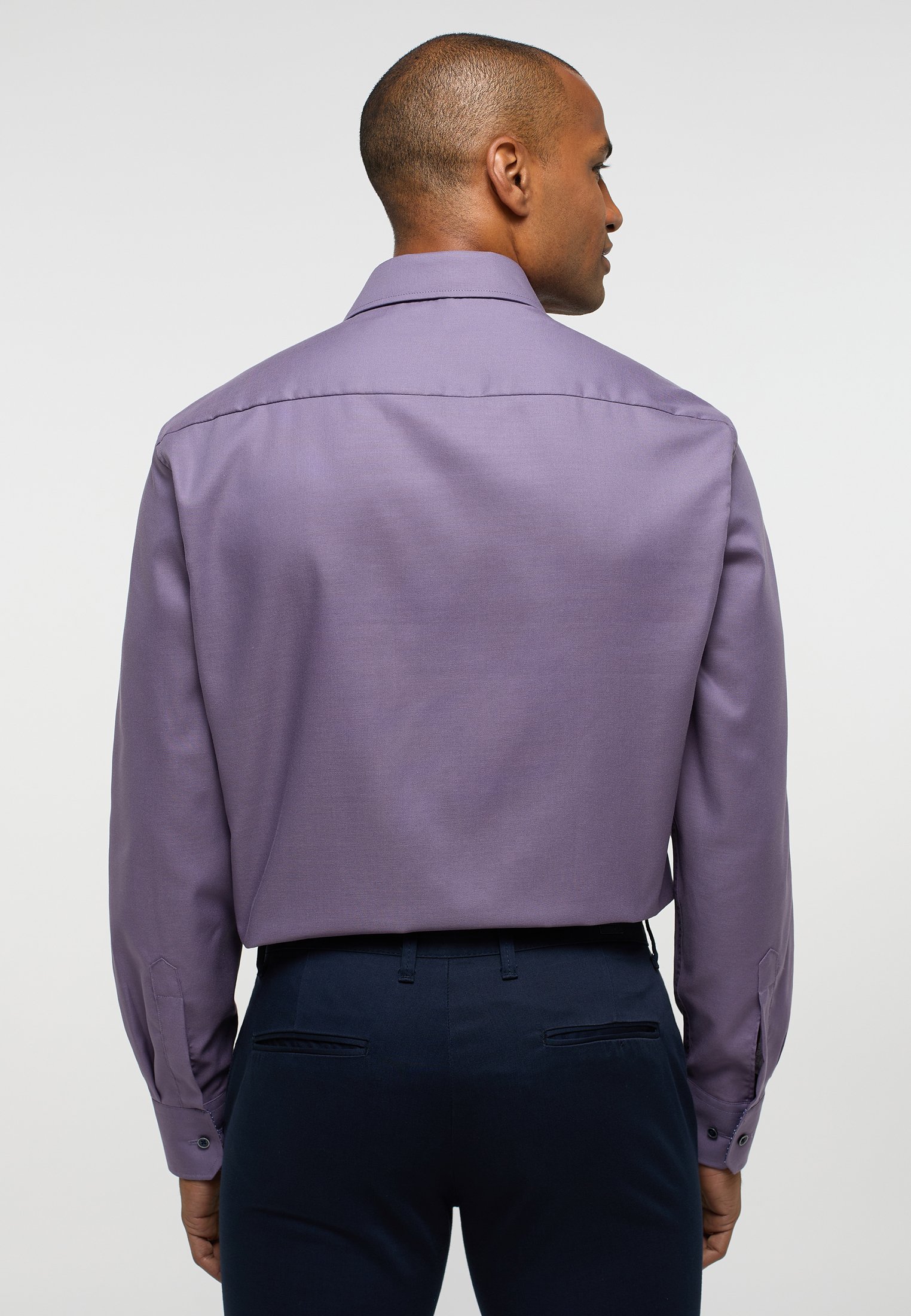 purple dress shirt what color pants