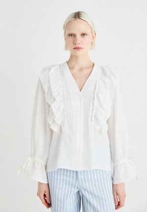 VMKAUSA FRILL - Blouse - snow white