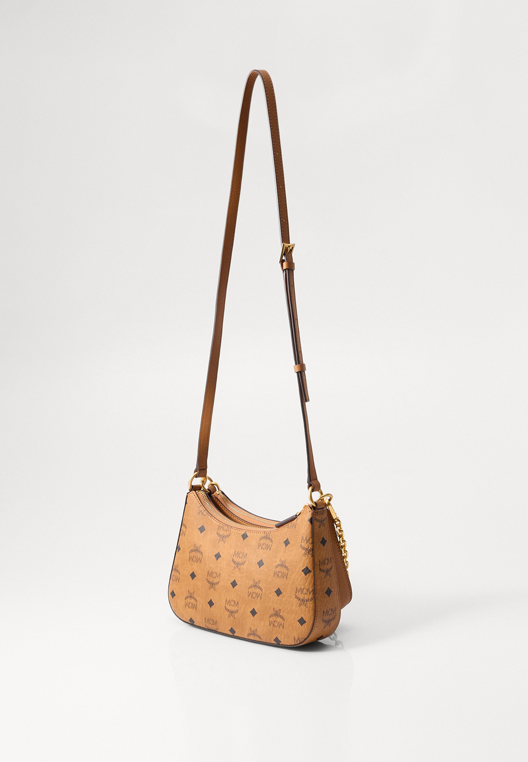 MCM AREN HOBO - Handbag - cognac - Zalando