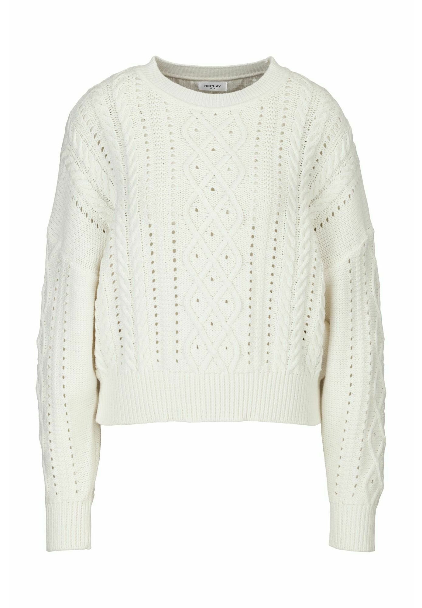 Replay OVERSIZE Jumper butter/beige Zalando