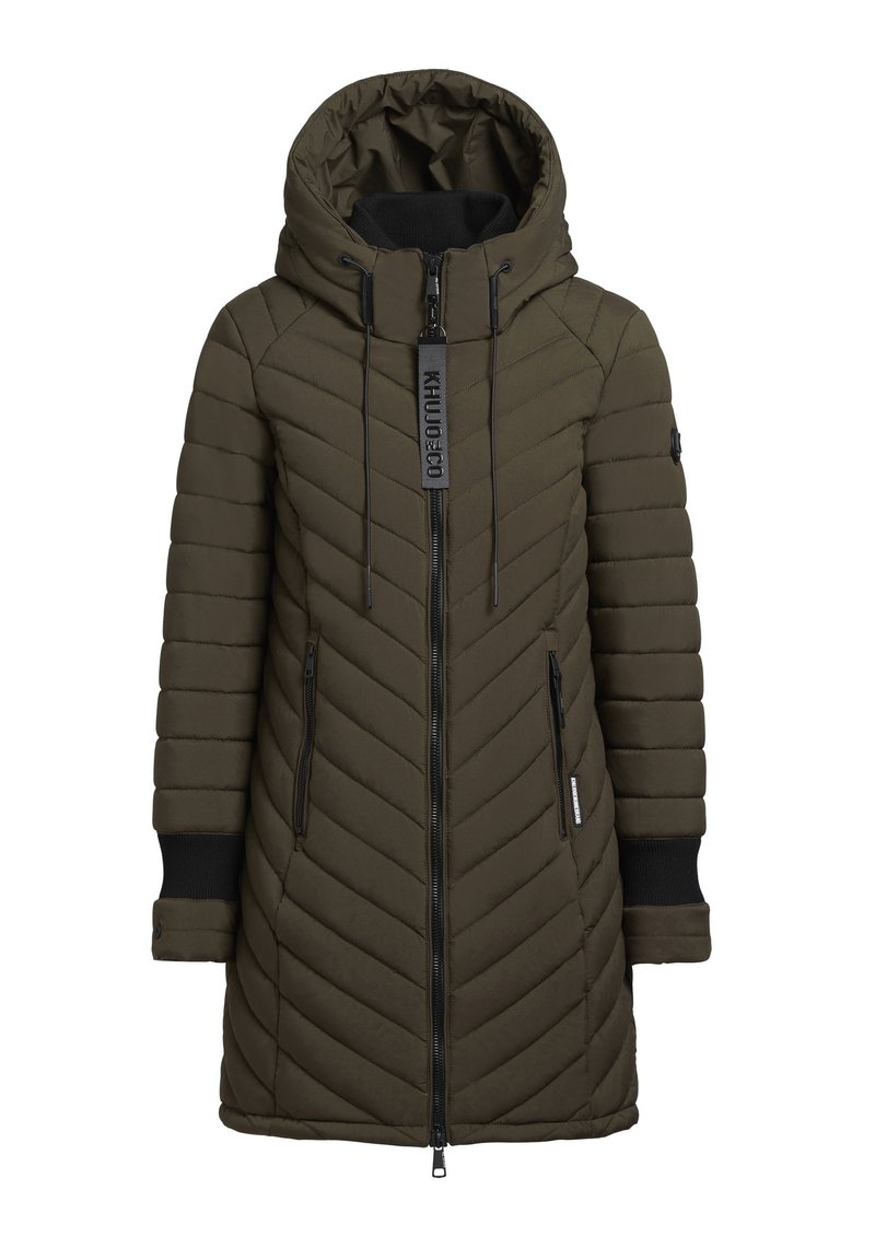 khujo Wintermantel kaki