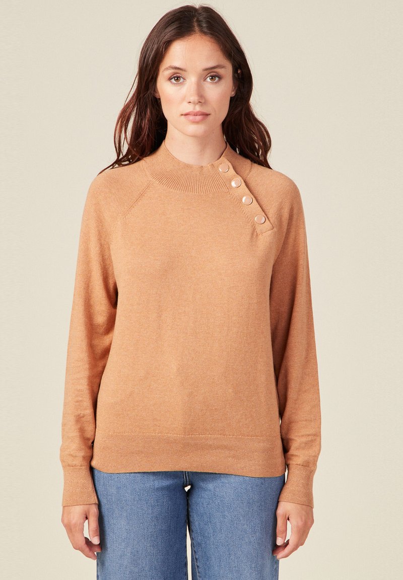 BONOBO Jeans MIT LANGEN ÄRMELN - Maglione - marron clair