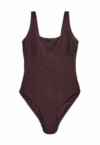 Next TUMMY CONTROL TALL  - Uimapuku - chocolate brown textured