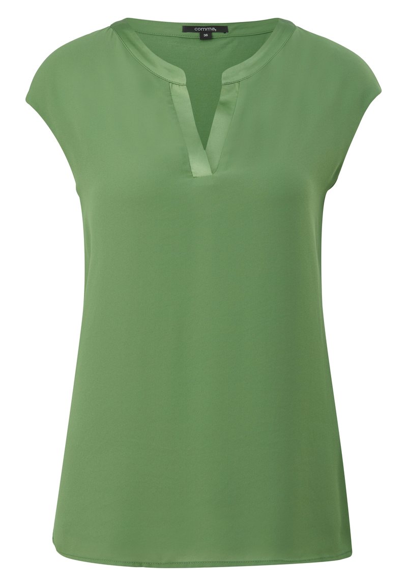 Damen Hemdblusen | comma Bluse bright green/grün - QS25764 Damen Hemdblusen | comma Bluse bright green/grün - QS25764