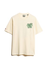 Superdry & Co LO-FI PUNK GRAPHIC - Camiseta estampada - rice white