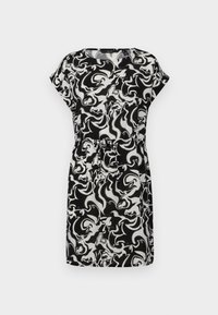 VMEASY TIE SHORT DRESS - Päevakleit - white/black