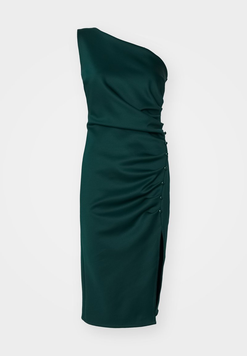 WAL G. WEDDING MARINA BUTTON DRESS - Jersey dress - forest green/dark green  - Zalando.ie