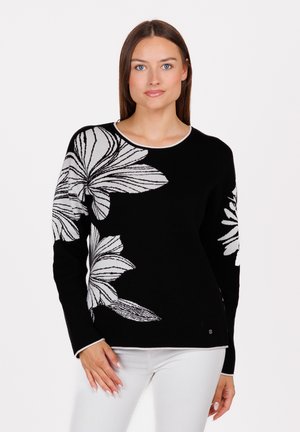 Strickpullover - black