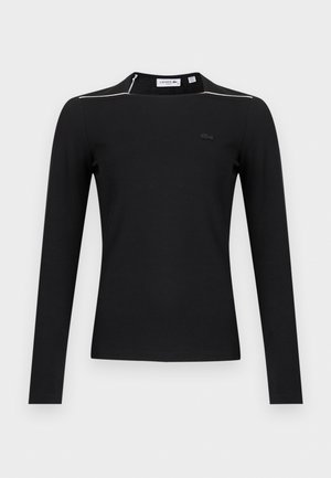 Lacoste, T-shirt à manches longues - black