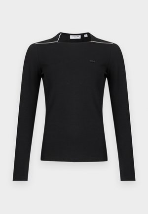 Lacoste, T-shirt à manches longues - black