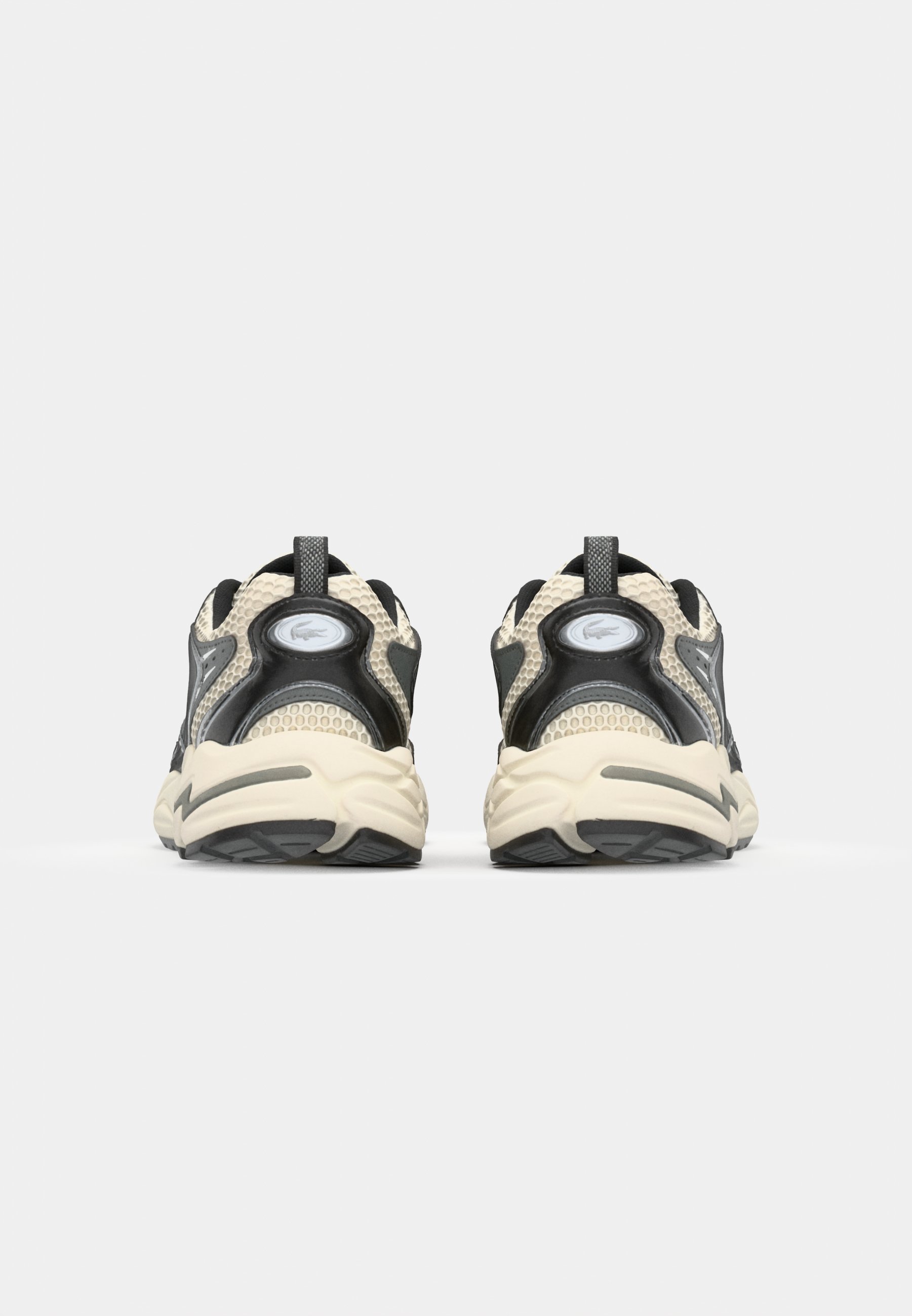 Lacoste STORM 96 2K 125 - Sneakers laag - off white/black/crème