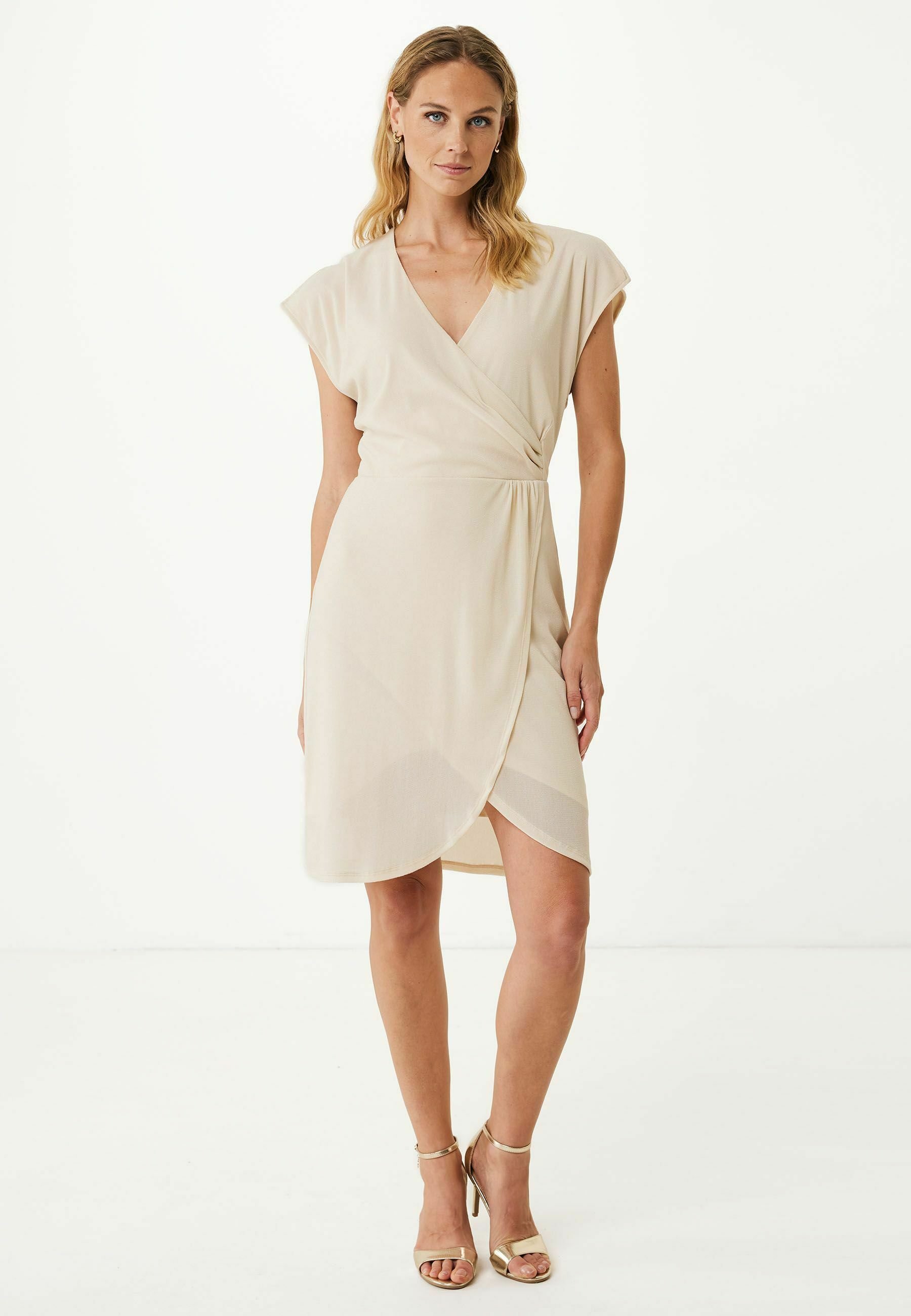 Mexx Shift dress - cream white/off-white - Zalando