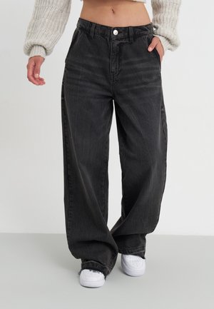 Wide Leg - black denim