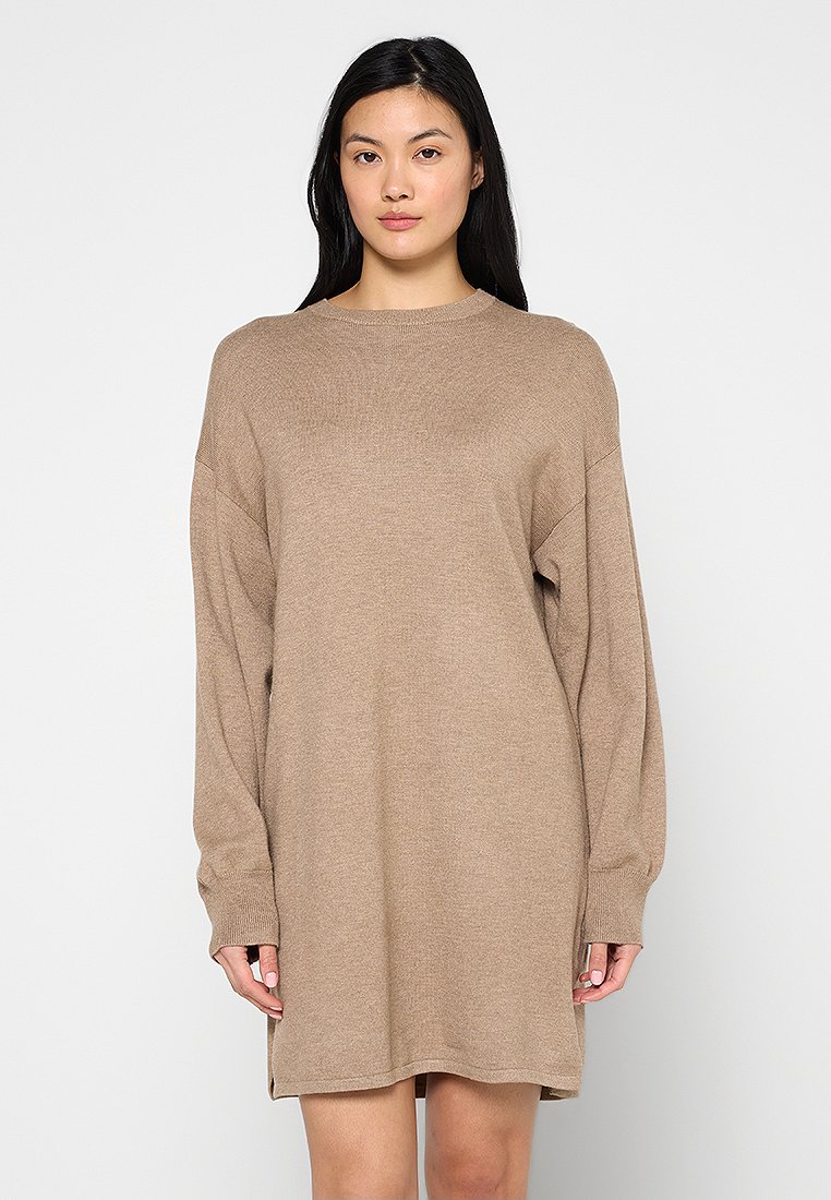 Replay Gebreide jurk camel Replay Gebreide jurk camel