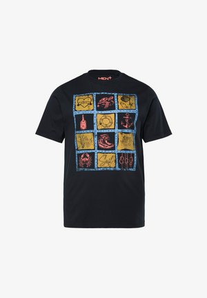 Men Plus, SHORT SLEEVE - T-Shirt print - black