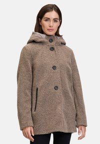Gil Bret À CAPUCHE - Kurzmantel - braun melange