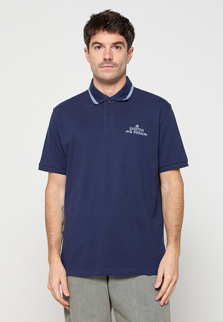 Scotch & Soda Poloshirt donkerblauw Scotch & Soda Poloshirt donkerblauw