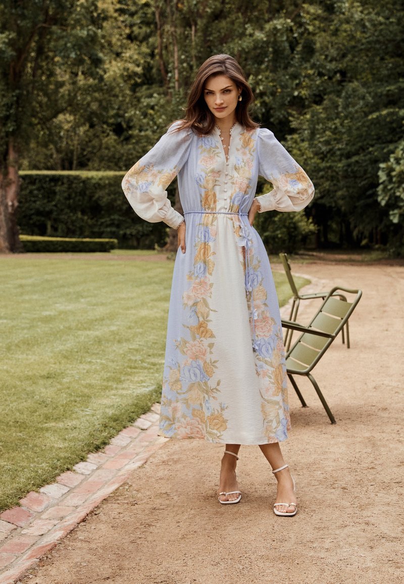 Forever New CHRISTINA - Maxi dress - blue mercia floral/multi-coloured -  Zalando.ie