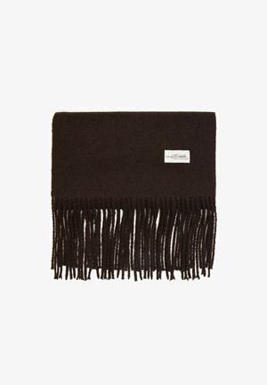 Bershka, LIGHTWEIGHT WITH FRINGING - SCARF - Écharpe - dark brown