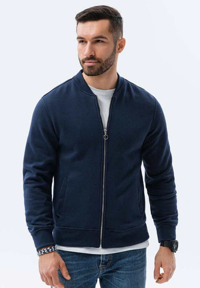 Ombre WITH LONG SLEEVES - Sudadera con cremallera - blue