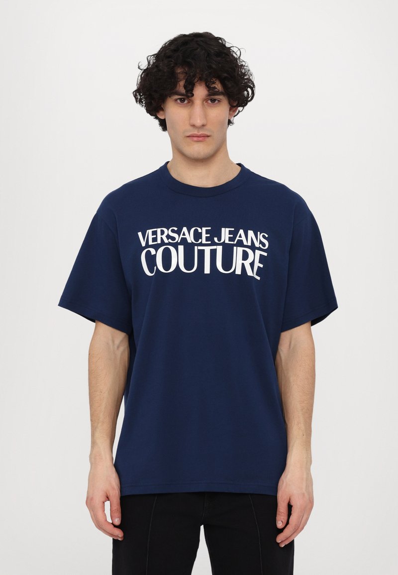 Versace Jeans Couture Apdrukāts T-krekls - blu