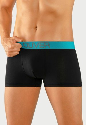 s.Oliver HIPSTER 4 PACK - Pants - schwarz türkis schwarz hellblau schwarz marine schwarz royalblau